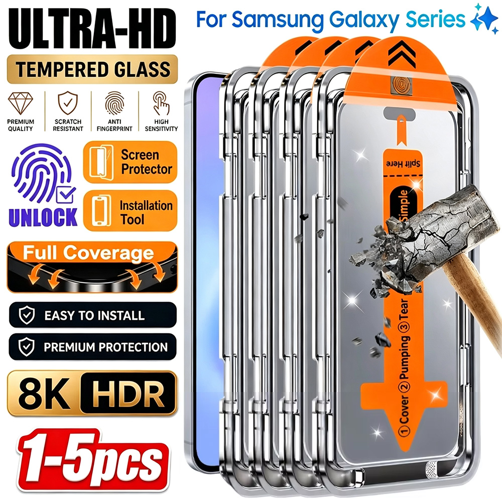 Screen Alignment Tool - NNBILI 1-5 Stück HD Panzerglas Displayschutzfolien