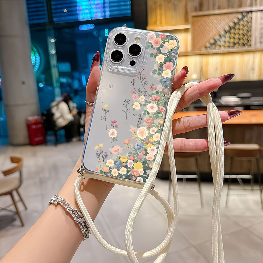 Apple Iphone 15 Pro Max - Crossbody-Lanyard-Handyhülle für iPhone 17 16 15