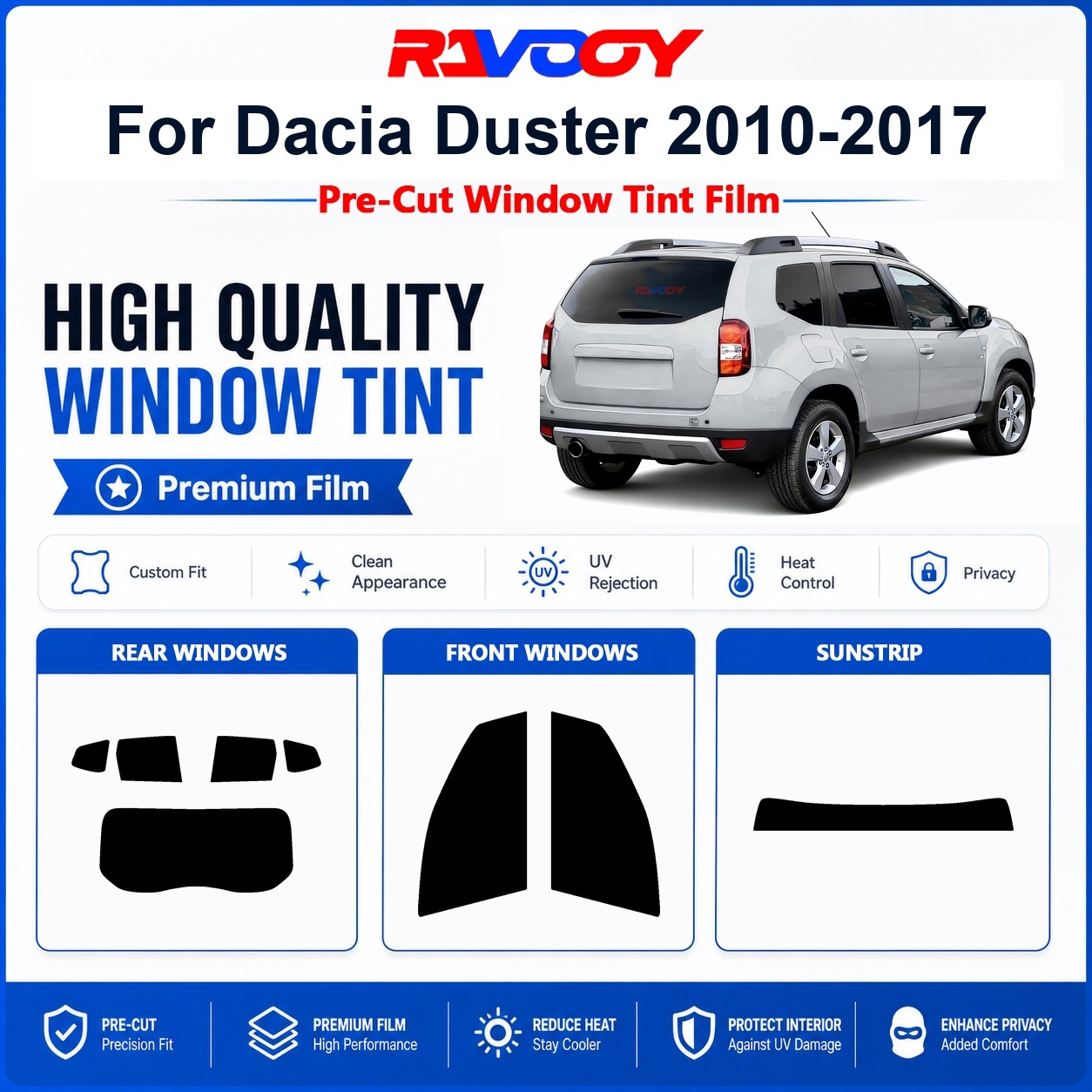 Premium-Fensterfolie für Dacia – Privacy Screen Protector Bewertung und Preis
