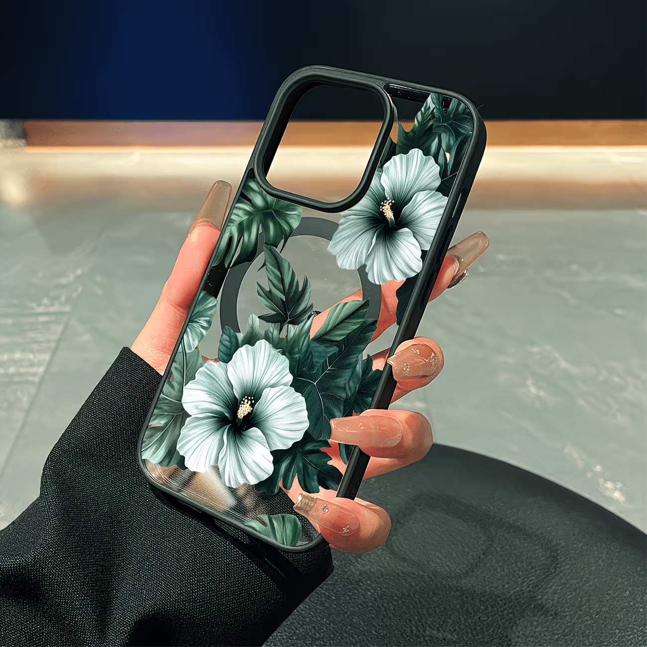 Grüne Blumenmuster Handyhülle  – Apple Iphone 15 Pro Max Bewertung und Preis